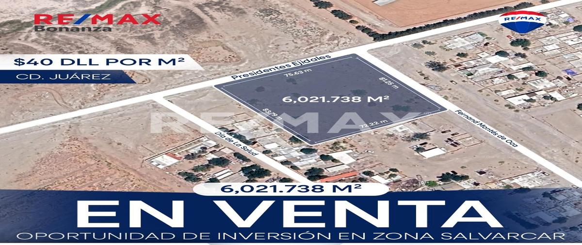 Foto de terreno habitacional en presidentes ejidales , zaragoza, juárez, chihuahua, 0 foto 01 Foto de terreno habitacional en venta en presidentes ejidales , zaragoza, juárez, chihuahua, 0 No. 01
