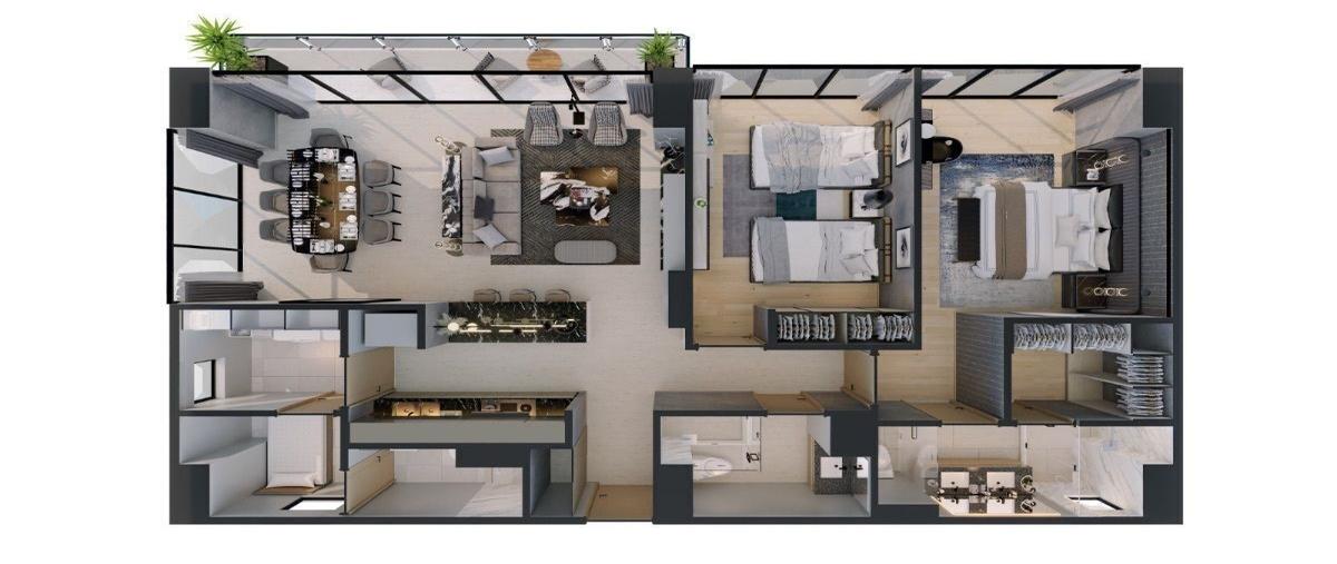 Foto de departamento en venta en privada de la cañada , bosque real, huixquilucan, méxico, 0 No. 03