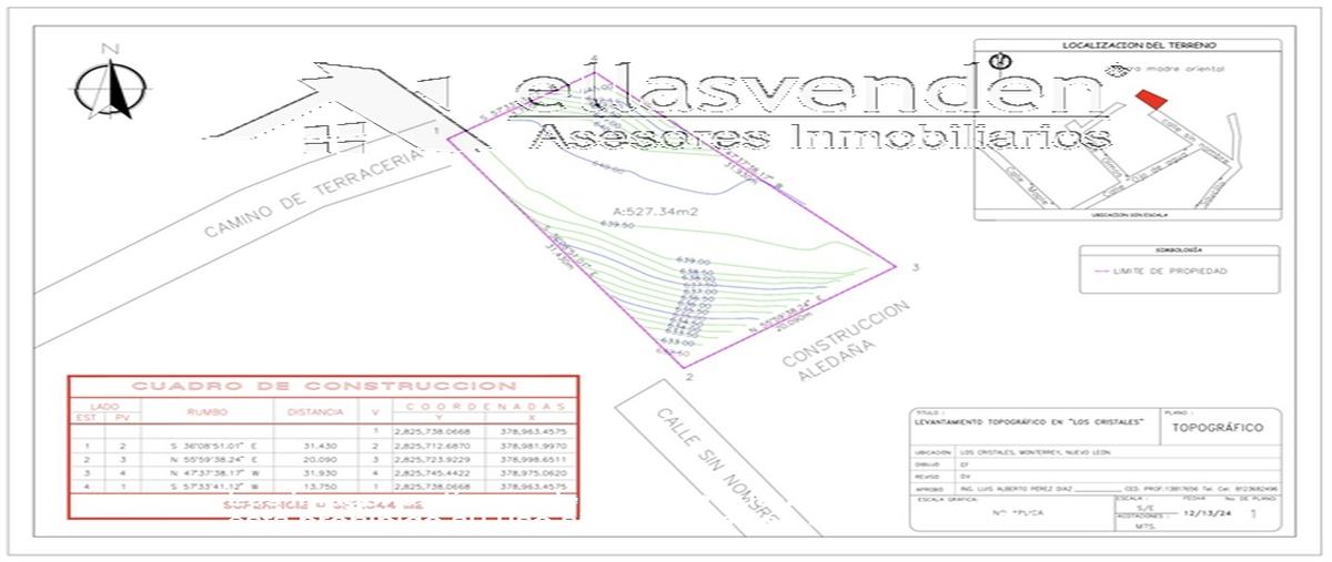 Foto de terreno habitacional en venta en privada remates 4014, aires del vergel, monterrey, nuevo león, 0 No. 05