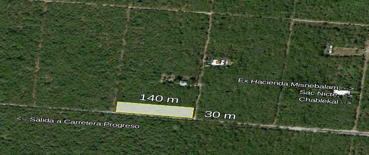Foto de terreno habitacional en venta en  , progreso de castro centro, progreso, yucatán, 21125485 No. 01