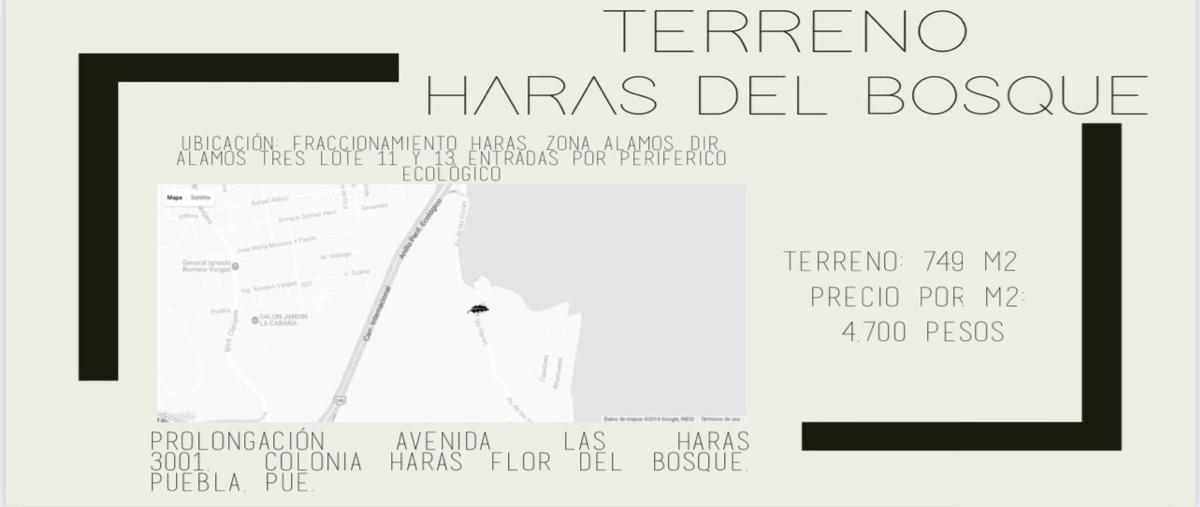 Foto de terreno habitacional en venta en prolongación avenida de las harás , álamos haras, puebla, puebla, 0 No. 05