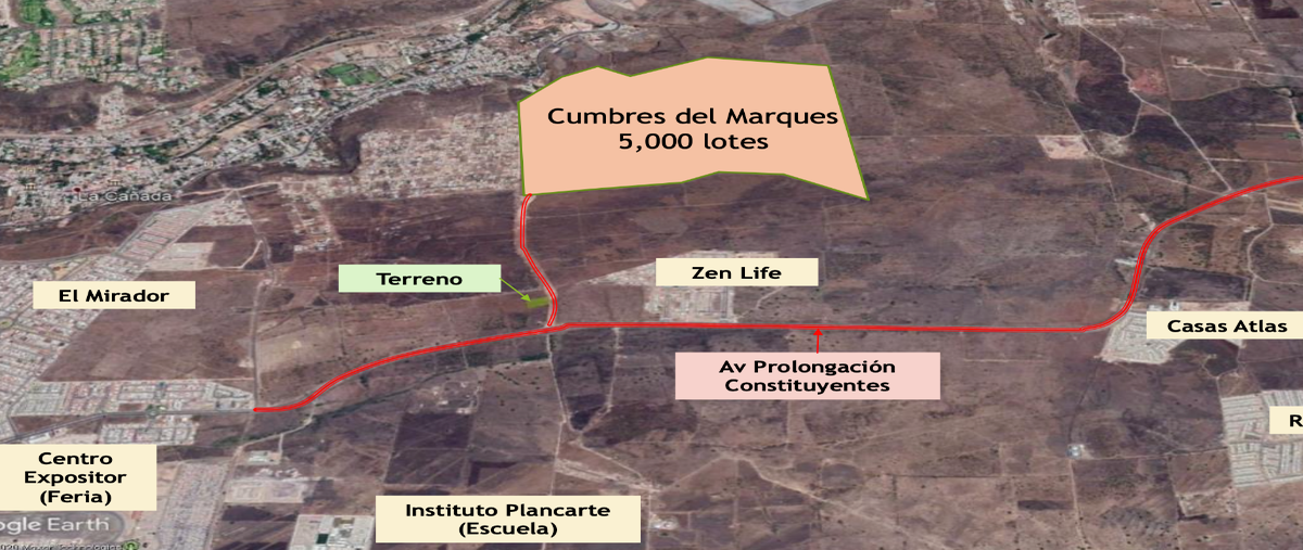 Foto de terreno habitacional en venta en prolongación constituyentes , el mirador, el marqués, querétaro, 25560579 No. 04