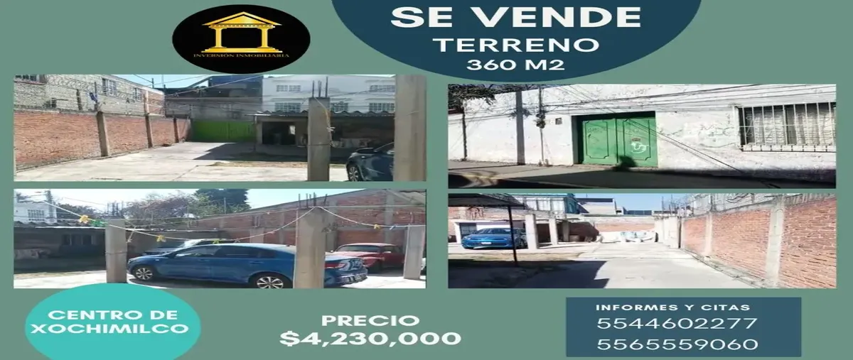 Foto de terreno habitacional en venta en prolongación josefa ortiz de dominguez 131, guadalupita, xochimilco, df / cdmx, 30132687 No. 01