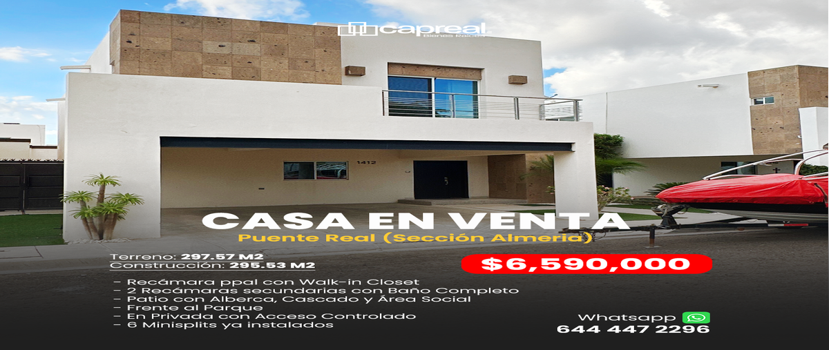 Foto de casa en venta en puente de luisitania , puente real, cajeme, sonora, 0 No. 01