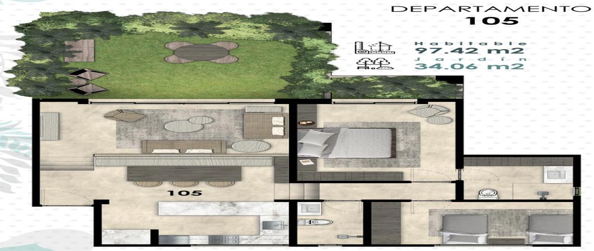 Foto de departamento en venta en  , puerto aventuras, solidaridad, quintana roo, 0 No. 05