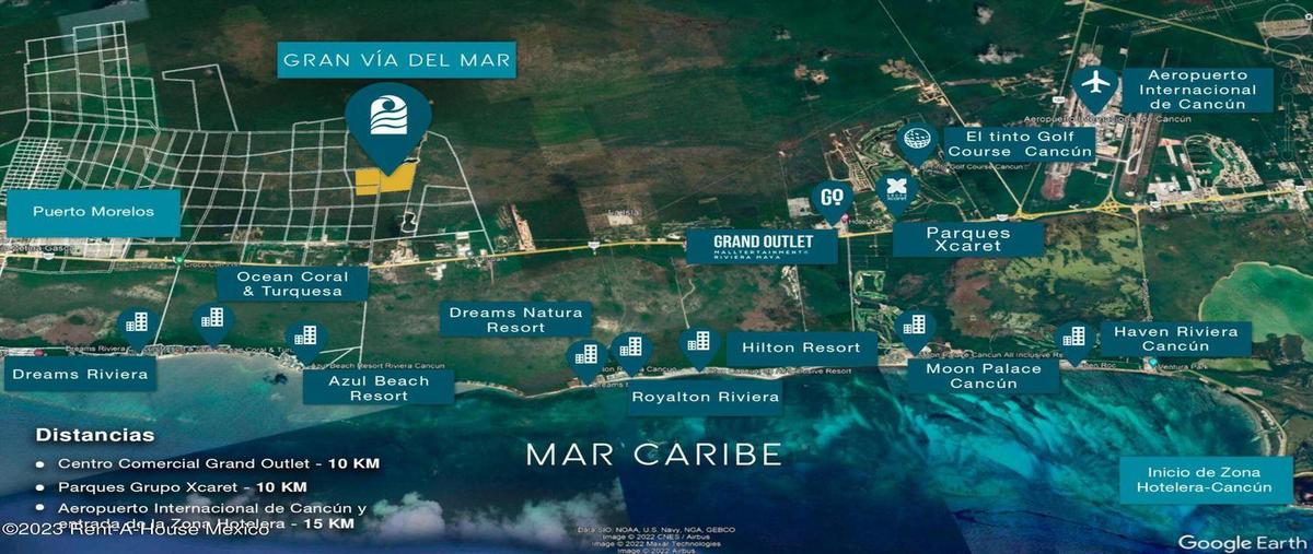 Foto de terreno habitacional en venta en  , puerto morelos, puerto morelos, quintana roo, 0 No. 04