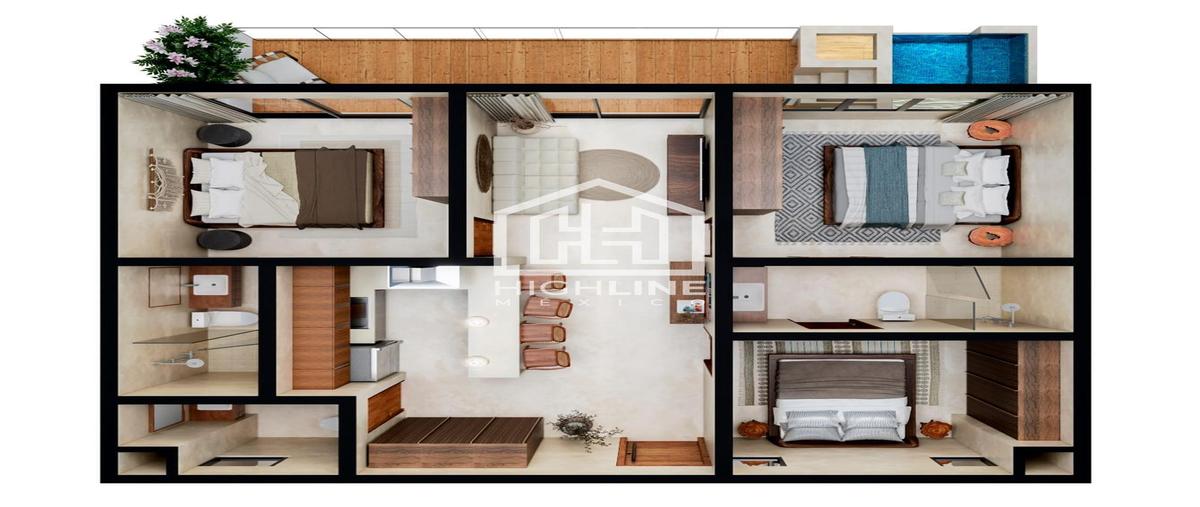 Foto de departamento en venta en  , puerto morelos, puerto morelos, quintana roo, 29888322 No. 14