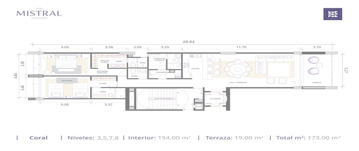 Foto de departamento en venta en  , punta gaviota, isla mujeres, quintana roo, 0 No. 05