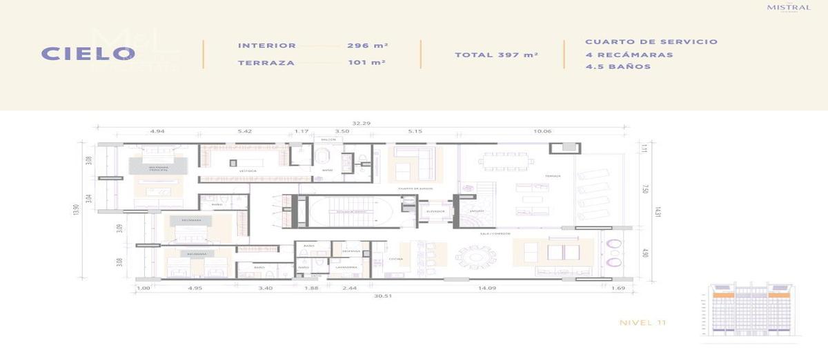 Foto de departamento en venta en  , punta sam, benito juárez, quintana roo, 0 No. 04