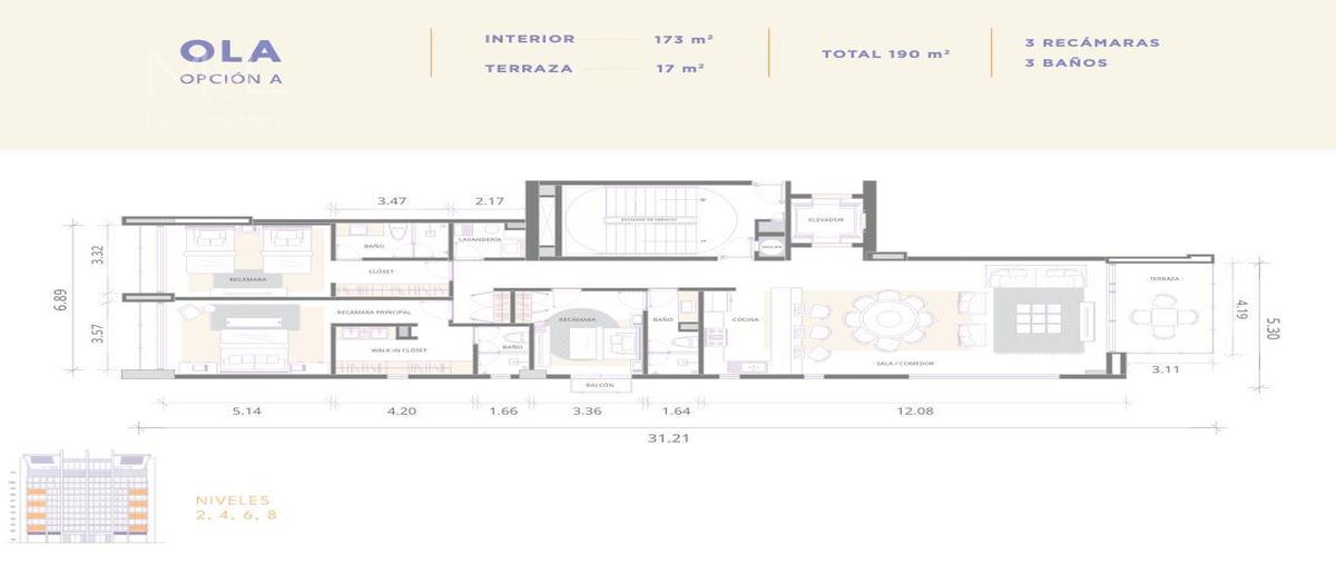 Foto de departamento en venta en  , punta sam, benito juárez, quintana roo, 0 No. 04