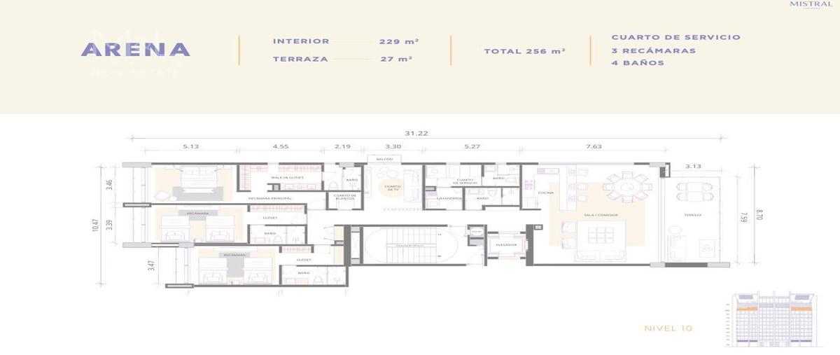 Foto de departamento en venta en  , punta sam, benito juárez, quintana roo, 0 No. 04