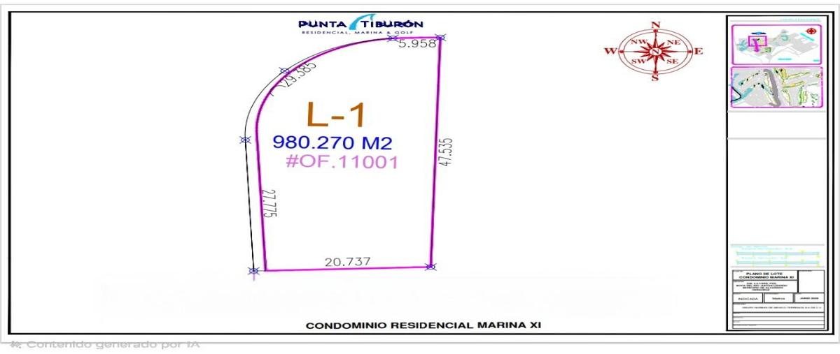 Foto de terreno habitacional en venta en  , punta tiburón, residencial, marina y golf, alvarado, veracruz de ignacio de la llave, 30989269 No. 03