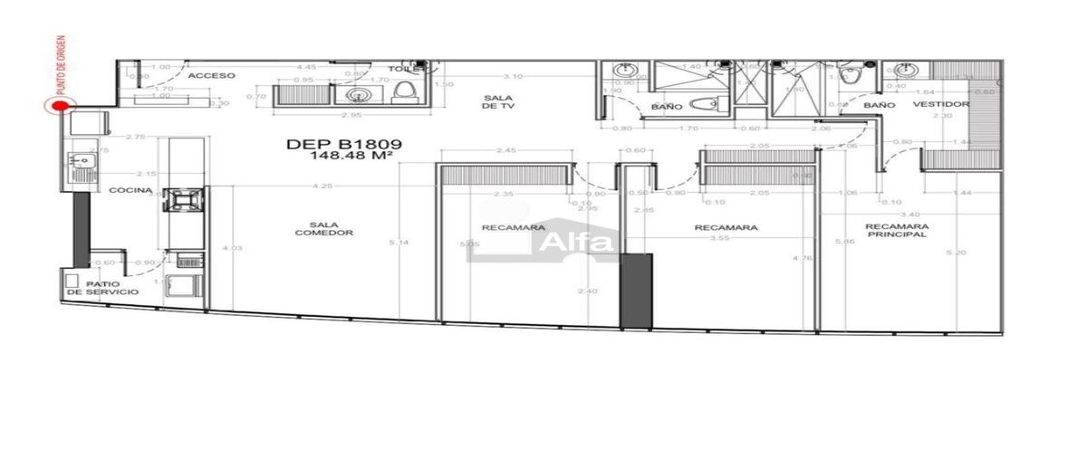 Foto de departamento en venta en puntalta residencial, reserva territorial atlixcáyotl. calle algol 201 piso 18 1809, reserva territorial atlixcayotl, san andrés cholula, puebla, 2096425 No. 04