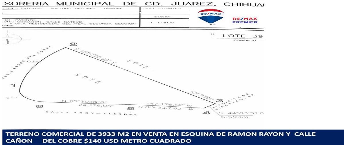 Foto de terreno comercial en ramon rayón , villas residencial del real, juárez, chihuahua, 0 foto 03 Foto de terreno comercial en venta en ramon rayón , villas residencial del real, juárez, chihuahua, 0 No. 03