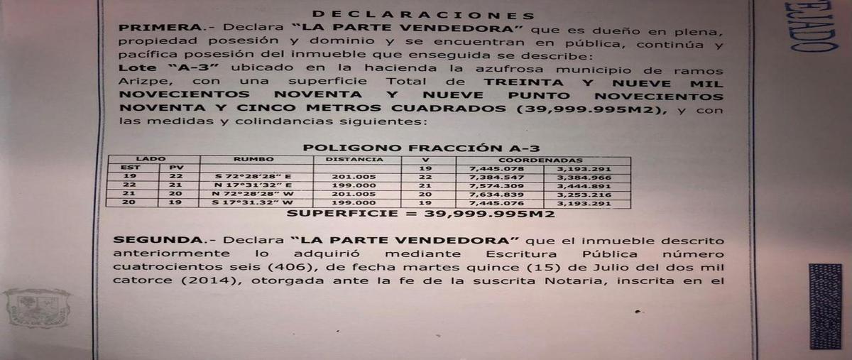 Foto de terreno habitacional en venta en  , ramos arizpe centro, ramos arizpe, coahuila de zaragoza, 0 No. 03