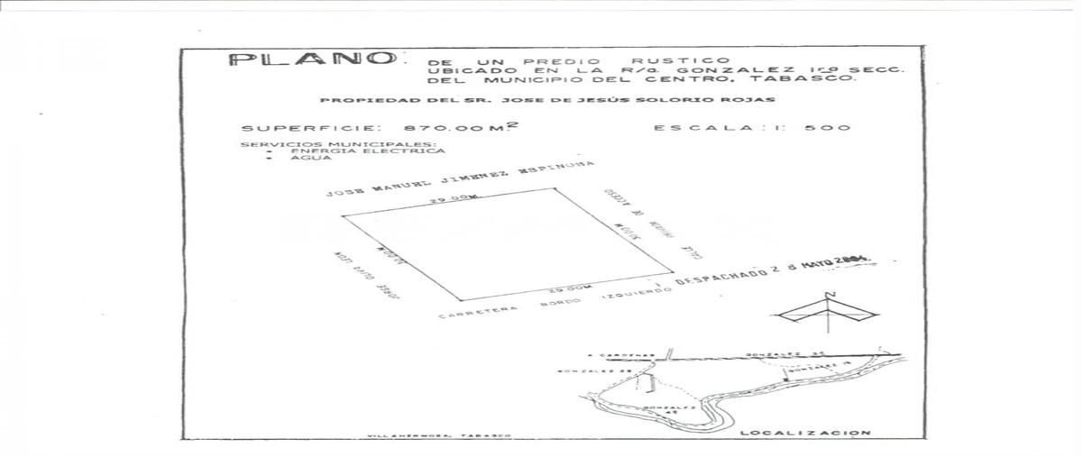 Foto de terreno comercial en venta en ranchería gonzález 1ra. sección , gonzalez 1a secc, centro, tabasco, 0 No. 03