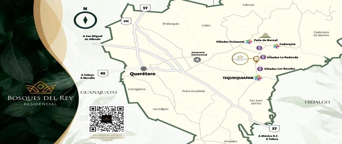 Foto de terreno habitacional en venta en . , real del ciervo, tequisquiapan, querétaro, 27267290 No. 03