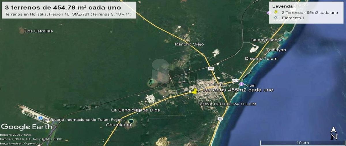Foto de terreno habitacional en venta en region 10 10, la veleta, tulum, quintana roo, 0 No. 04