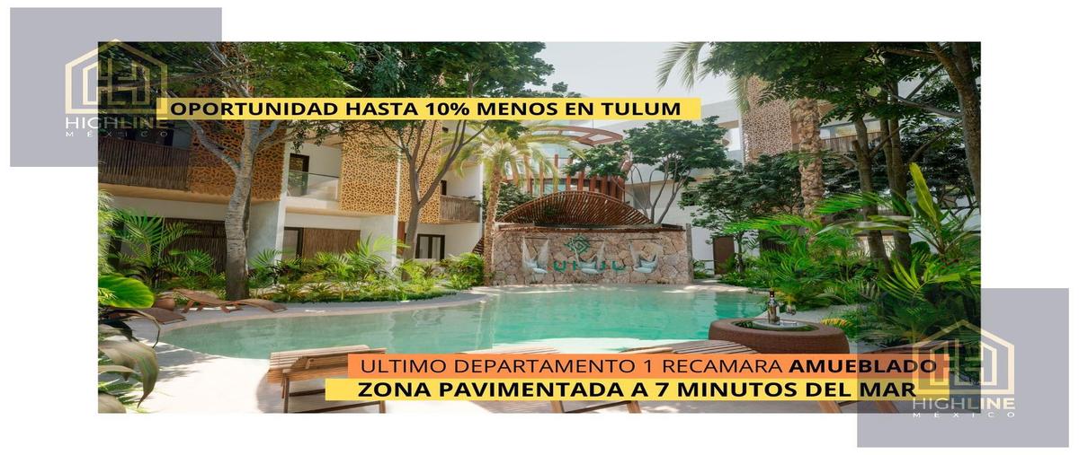Foto de departamento en , region 15 kukulcan, tulum, quintana roo, 30175775 foto 01 Foto de departamento en venta en , region 15 kukulcan, tulum, quintana roo, 30175775 No. 01