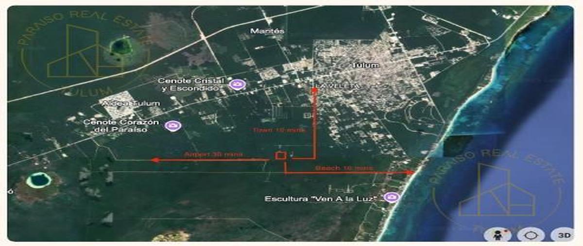 Foto de terreno habitacional en venta en  , region 15 kukulcan, tulum, quintana roo, 30930981 No. 03