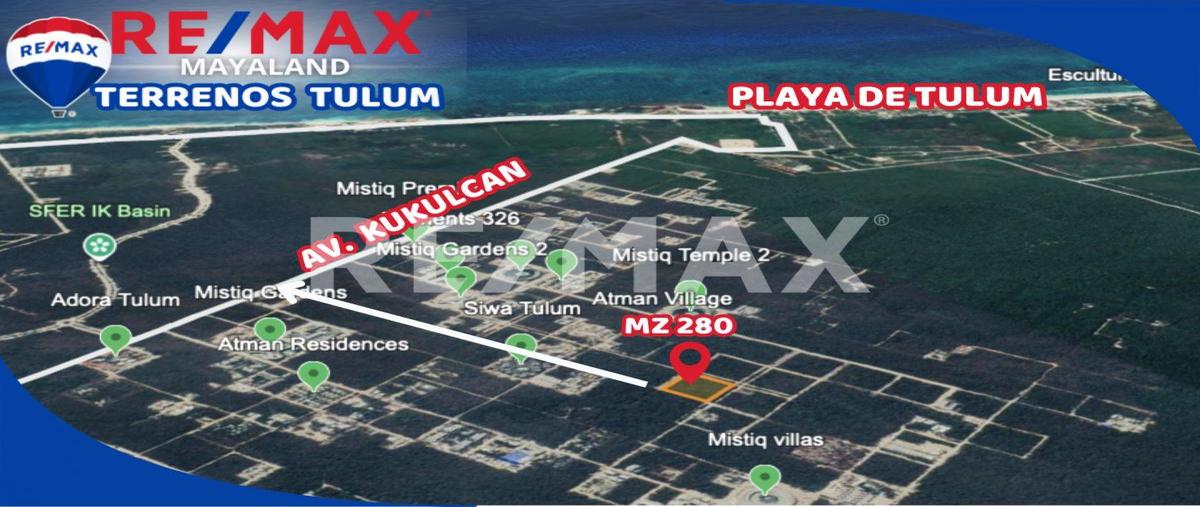 Foto de terreno habitacional en venta en región 15 manzana 280 "523m2" , tulum centro, tulum, quintana roo, 28173191 No. 03