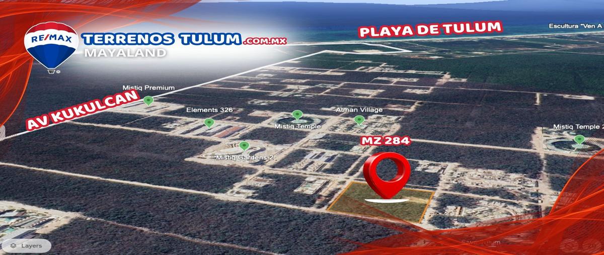 Foto de terreno habitacional en venta en región 15 manzana 284 "828m2" , tulum centro, tulum, quintana roo, 28171943 No. 03