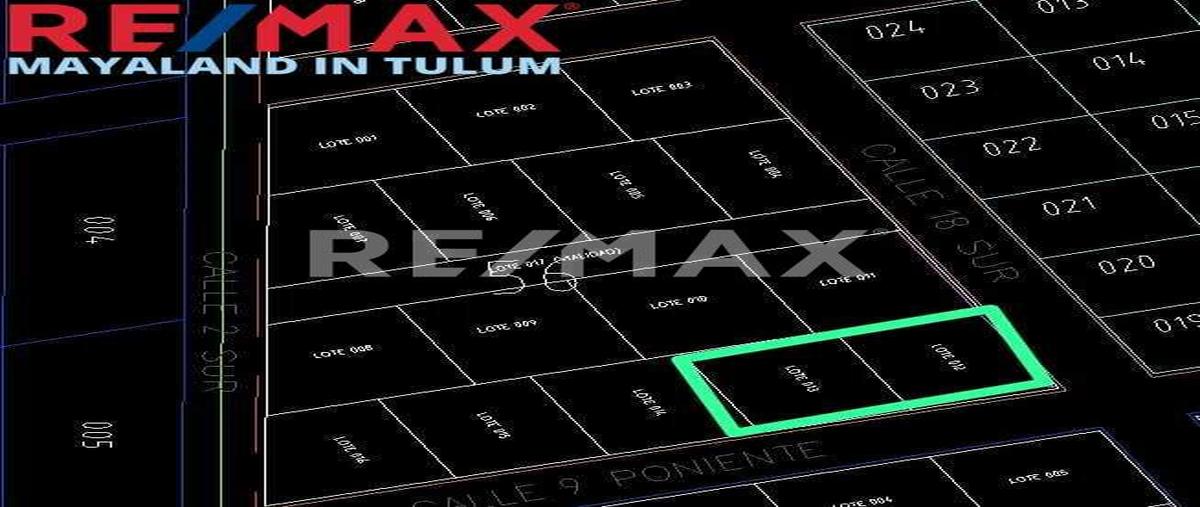 Foto de terreno habitacional en venta en region 15 manzana 56 , tulum centro, tulum, quintana roo, 0 No. 03