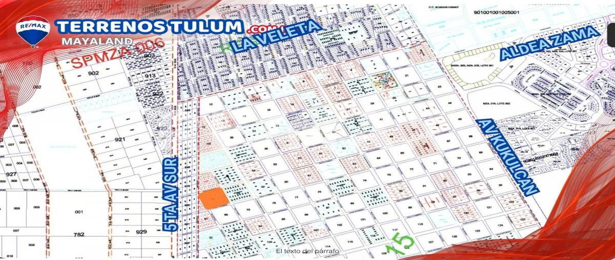 Foto de terreno habitacional en venta en region 15 manzana 57 lt 01 , tulum centro, tulum, quintana roo, 28173327 No. 05
