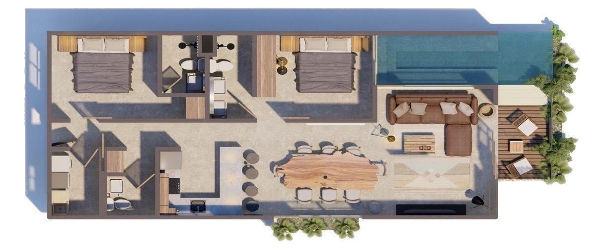 Foto de departamento en venta en región 8 , tulum centro, tulum, quintana roo, 27318848 No. 03