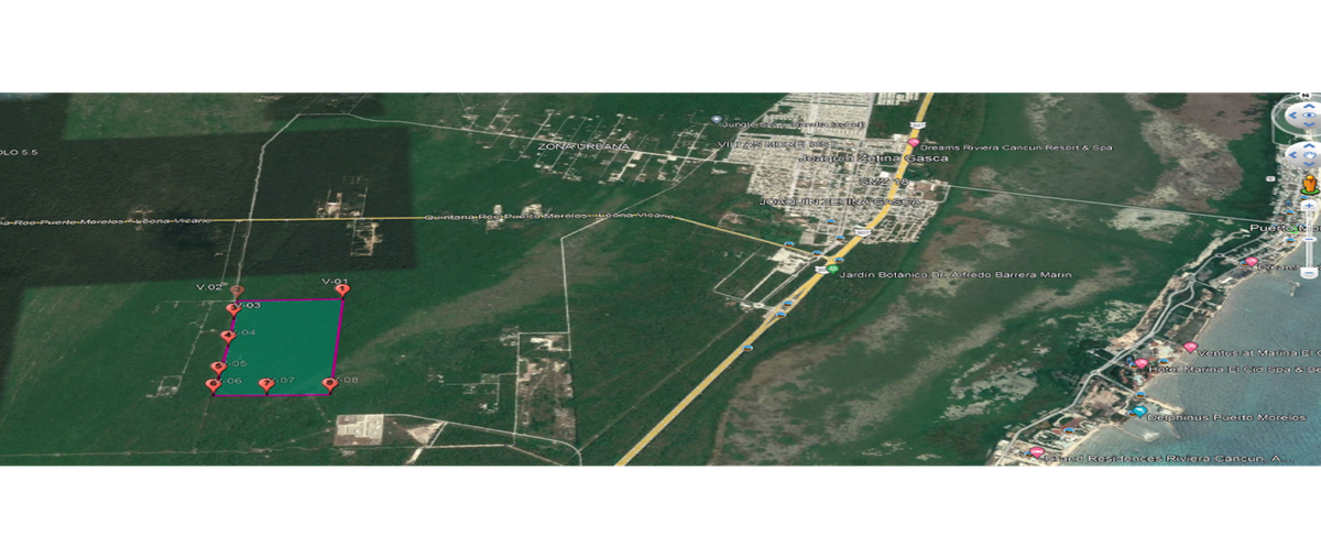 Foto de terreno habitacional en venta en  , residencial alborada, puerto morelos, quintana roo, 0 No. 03