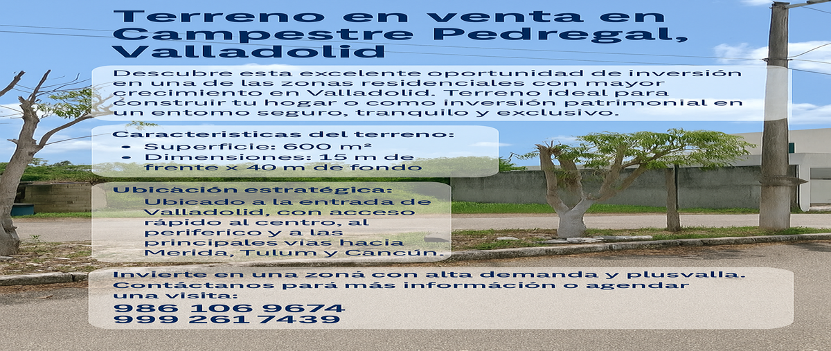 Foto de terreno habitacional en venta en  , residencial campestre, valladolid, yucatán, 0 No. 03