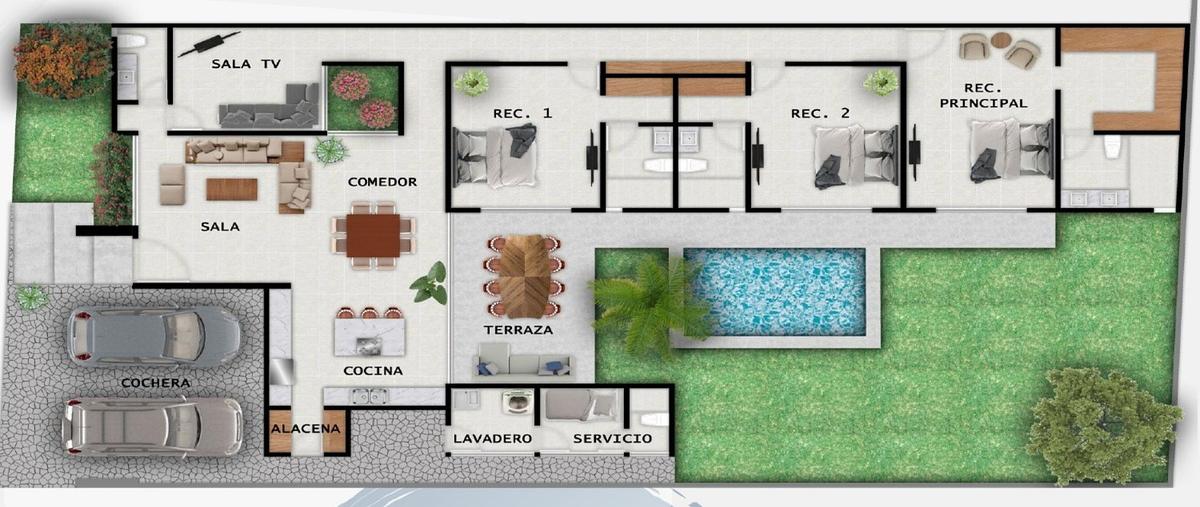 Foto de casa en , residencial campestre viladiu, mérida, yucatán, 30687982 foto 02 Foto de casa en venta en , residencial campestre viladiu, mérida, yucatán, 30687982 No. 02