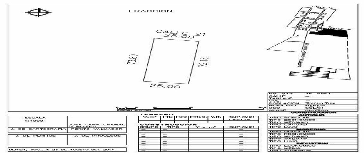 Foto de terreno habitacional en venta en  , residencial campestre viladiu, mérida, yucatán, 0 No. 03