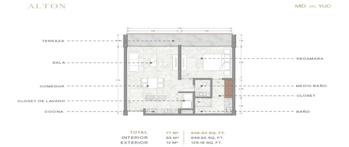 Foto de departamento en venta en  , residencial campestre viladiu, mérida, yucatán, 31426672 No. 05