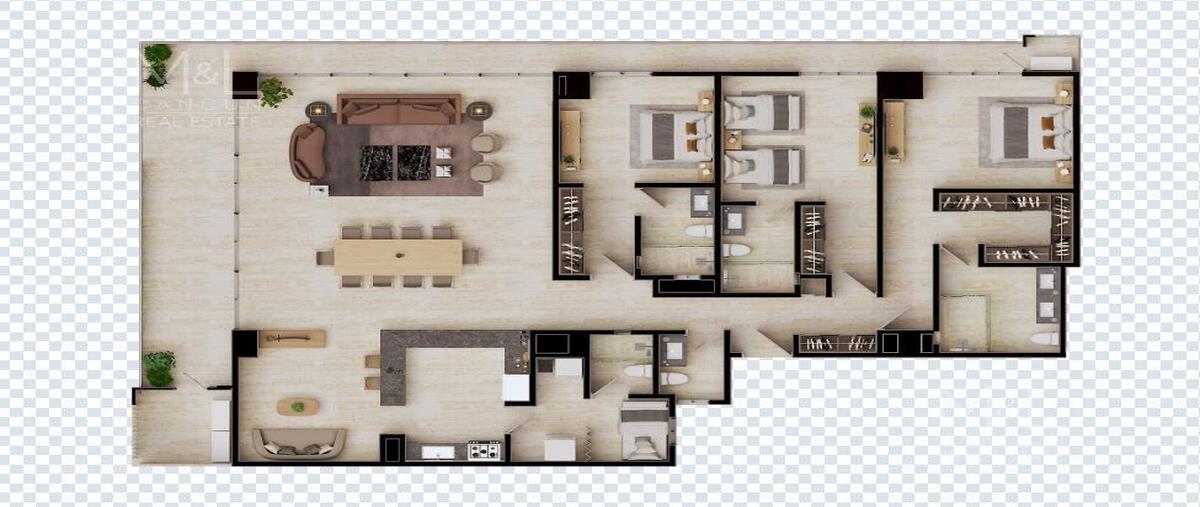 Foto de departamento en venta en  , residencial cumbres, benito juárez, quintana roo, 0 No. 03