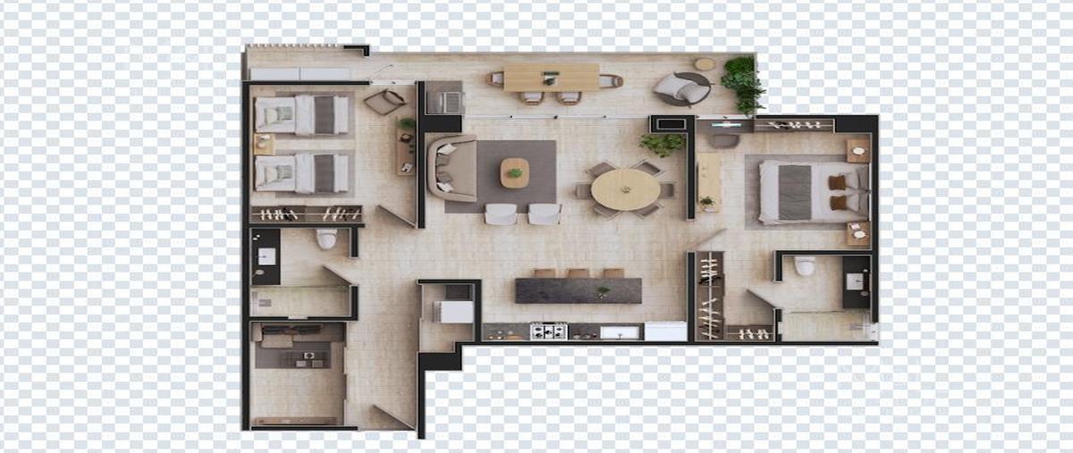Foto de departamento en venta en  , residencial cumbres, benito juárez, quintana roo, 0 No. 03