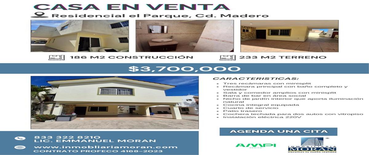 Foto de casa en , residencial del parque, ciudad madero, tamaulipas, 30857411 foto 01 Foto de casa en venta en , residencial del parque, ciudad madero, tamaulipas, 30857411 No. 01