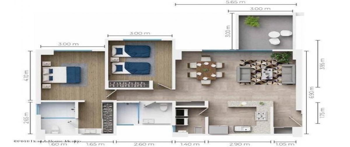 Foto de departamento en venta en  , residencial el refugio, querétaro, querétaro, 0 No. 03