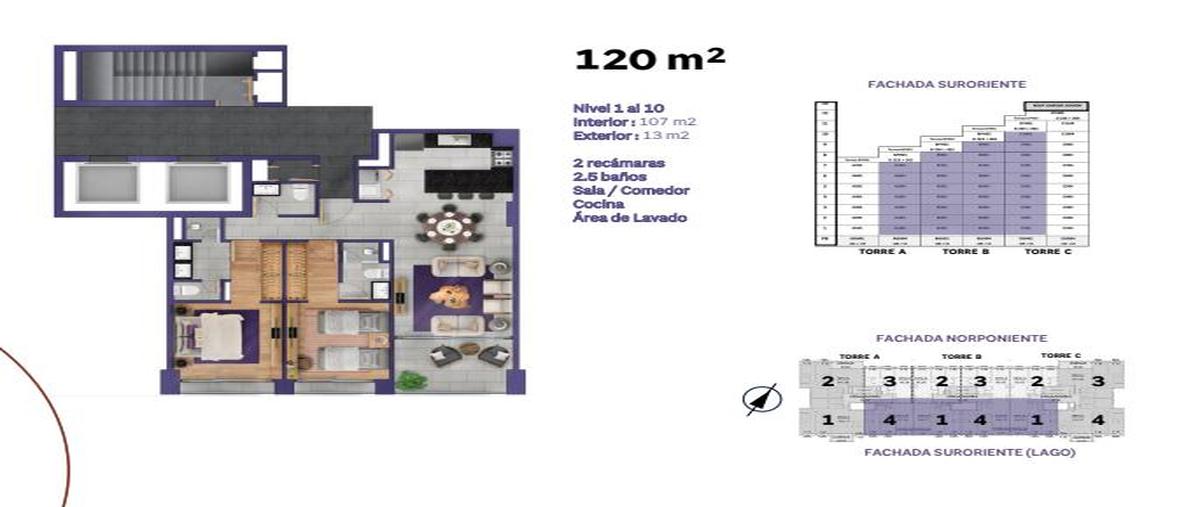 Foto de departamento en venta en  , residencial lago esmeralda, atizapán de zaragoza, méxico, 30707970 No. 05