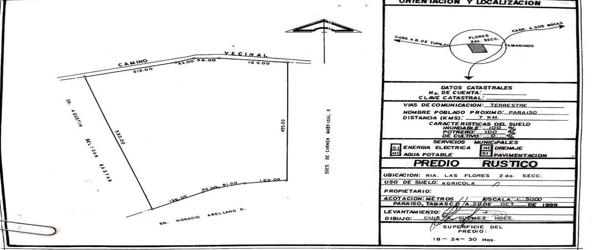 Foto de terreno habitacional en venta en  , residencial paraíso, paraíso, tabasco, 8115168 No. 03