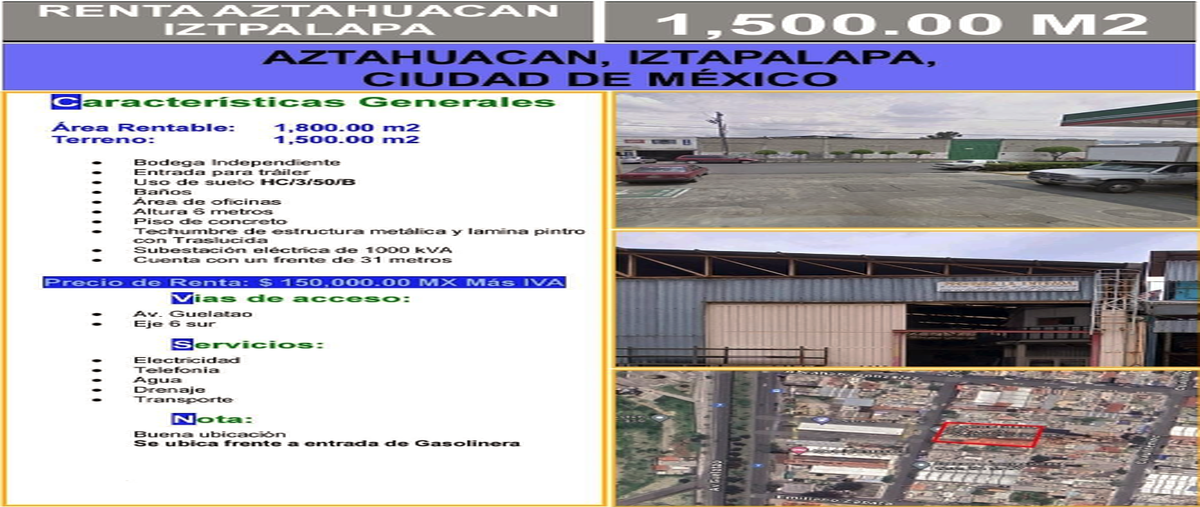 Foto de bodega en renta en ricardo flores , santa maría aztahuacán, iztapalapa, df / cdmx, 29005264 No. 05