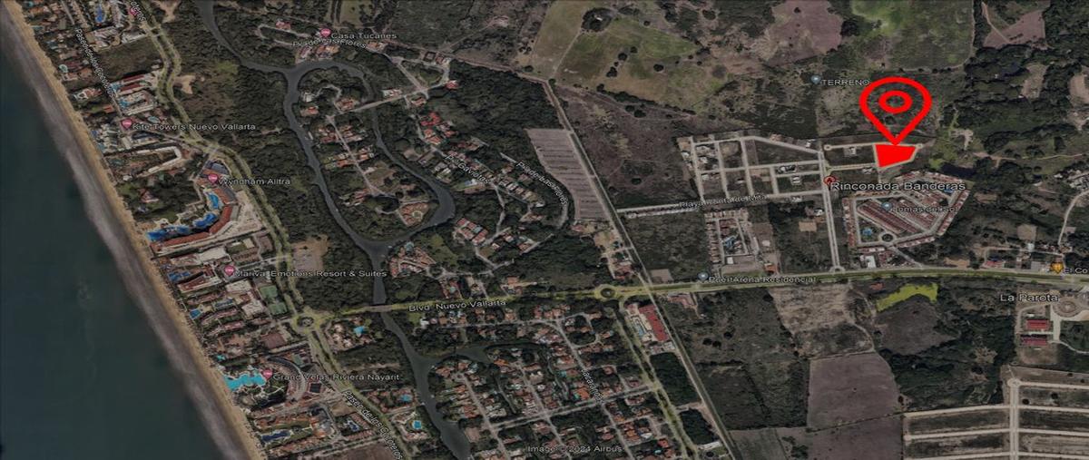 Foto de terreno habitacional en venta en rinconada banderas , deportiva, bahía de banderas, nayarit, 0 No. 01