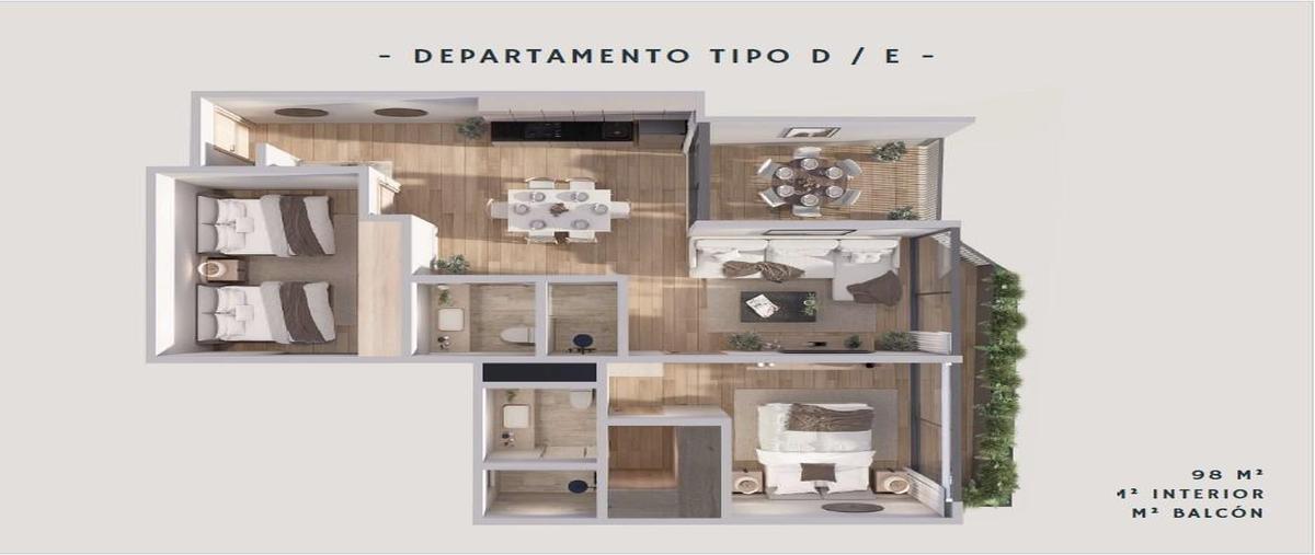 Foto de departamento en venta en  , roma norte, cuauhtémoc, df / cdmx, 0 No. 03