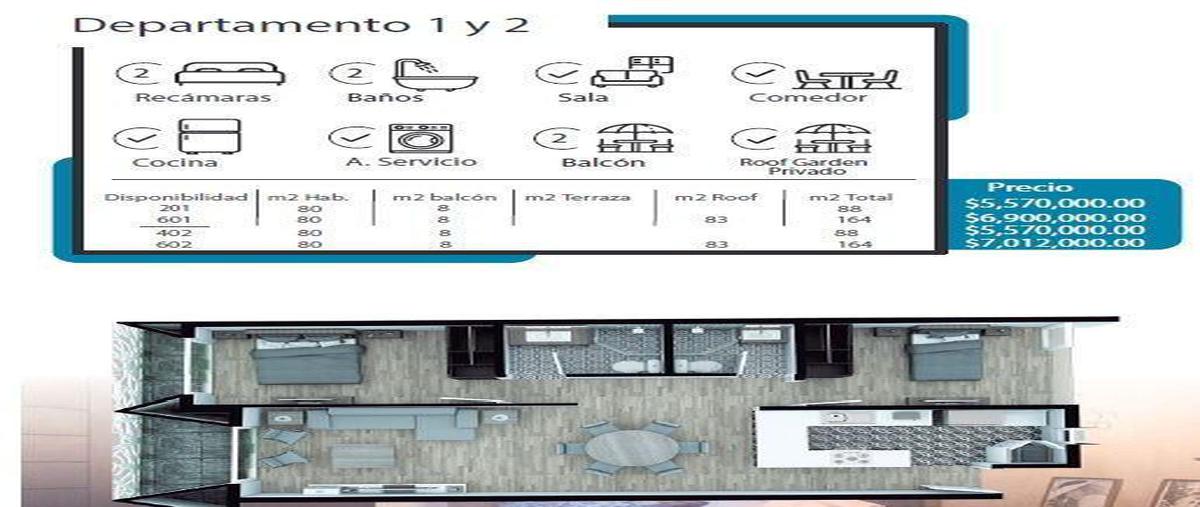 Foto de departamento en venta en  , roma norte, cuauhtémoc, df / cdmx, 6671527 No. 04