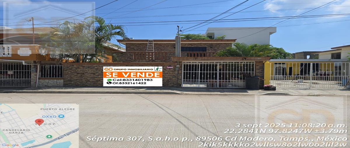 Foto de casa en , sahop, ciudad madero, tamaulipas, 30316533 foto 01 Foto de casa en venta en , sahop, ciudad madero, tamaulipas, 30316533 No. 01