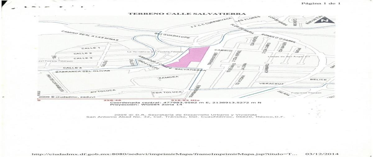 Foto de terreno habitacional en salvatierra , lomas de san ángel inn, álvaro obregón, df / cdmx, 30134989 foto 04 Foto de terreno habitacional en venta en salvatierra , lomas de san ángel inn, álvaro obregón, df / cdmx, 30134989 No. 04