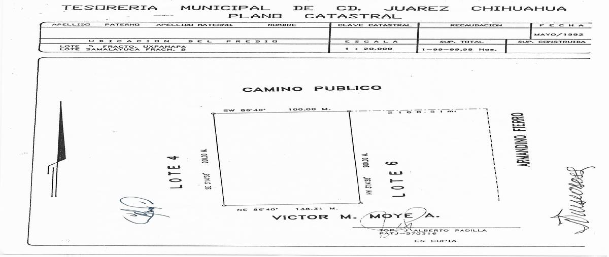 Foto de terreno habitacional en venta en samalayuca , eco 2000, juárez, chihuahua, 6872379 No. 06