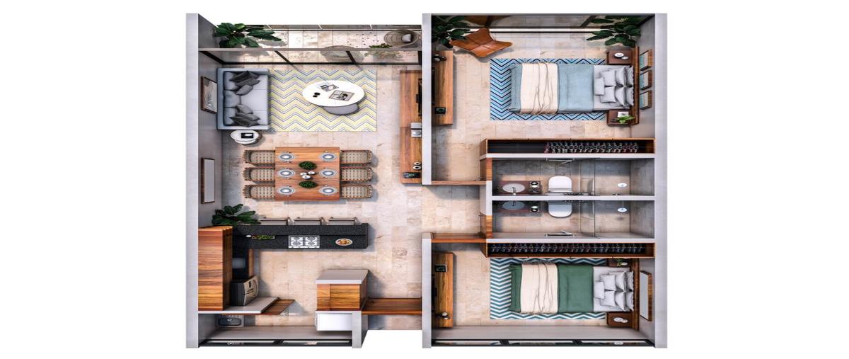 Foto de departamento en venta en  , san antonio cucul, mérida, yucatán, 0 No. 05