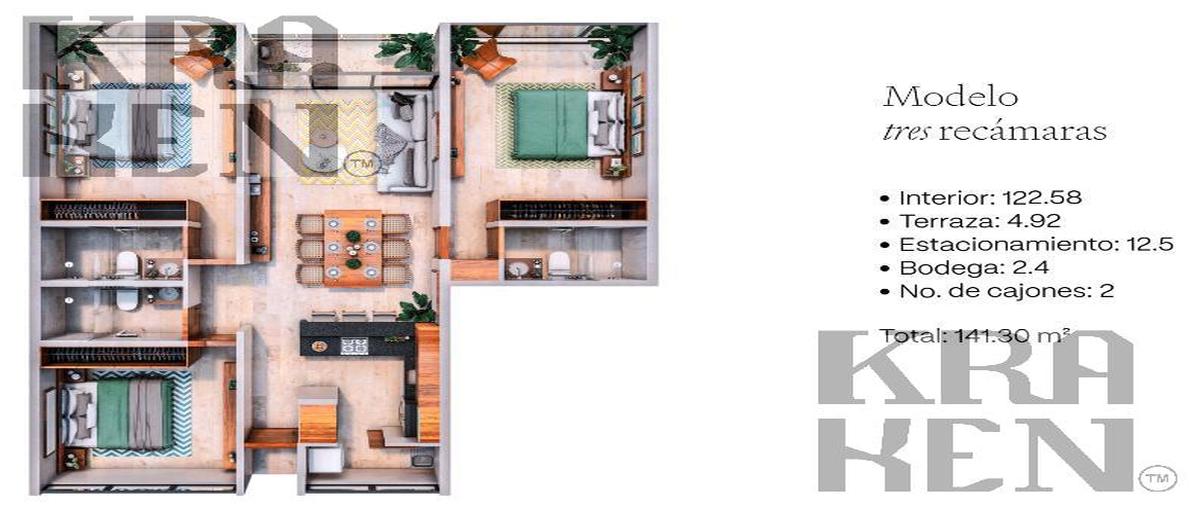 Foto de departamento en venta en  , san antonio cucul, mérida, yucatán, 29489829 No. 05