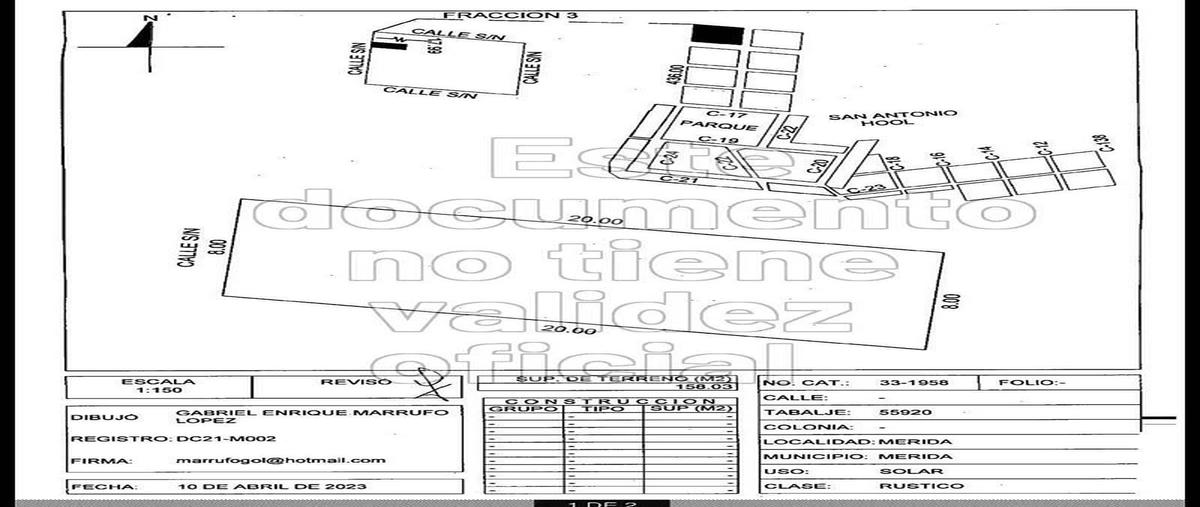 Foto de terreno habitacional en venta en  , san antonio hool, mérida, yucatán, 0 No. 05